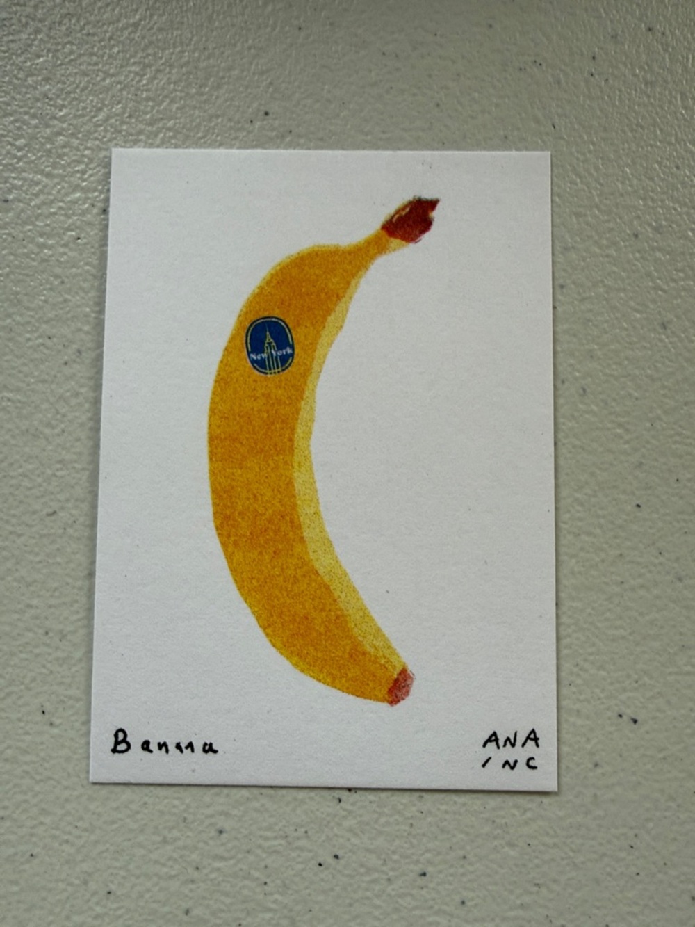 Ana Inciardi Mini Print, Banana